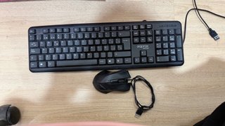 Teclado y Ratón Aqprox MX230 Negro
