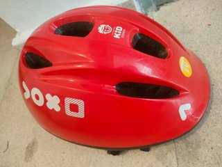 Casco bici niño rojo talla M