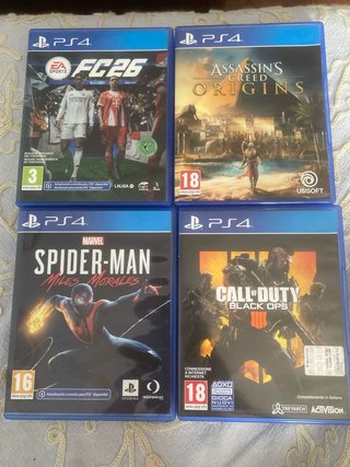 Lote Juegos PS4 (precios en la descripción)