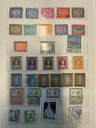 Lotto Collezione Francobolli Italia, RSI, Vaticano