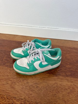 Nike Dunk Verde y Blanco