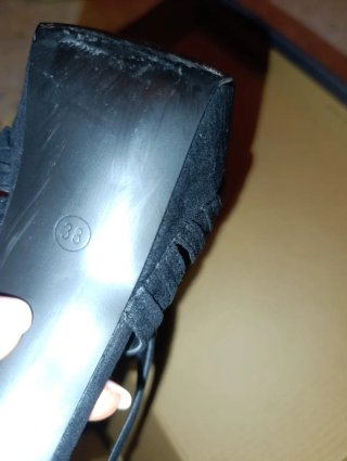 Zapato tacón alto plataforma mujer negro