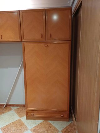 Mueble dormitorio con 2 camas plegables 90cm