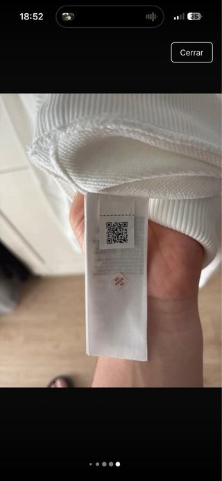 Sudadera Calvin Klein Blanca