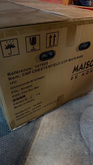 Sofá Chester Marrón Piel