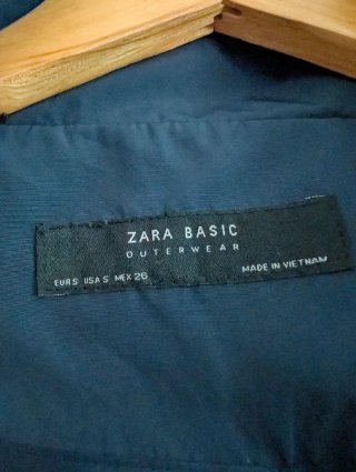 Chaqueta Zara Primavera Azul Talla S