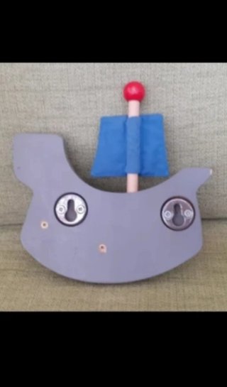 Percha infantil barco pirata HABA