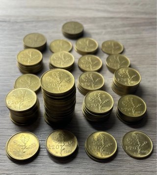 93 Monete 20 Lire Repubblica Italiana