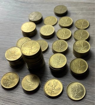 93 Monete 20 Lire Repubblica Italiana