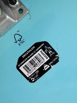 Skateboard Decathlon CP100 MID GEOMETRIC 7.6”
