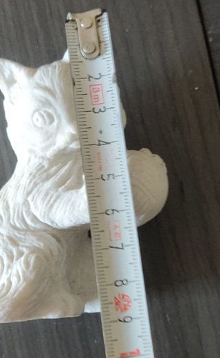 Gatito de cerámica sin pintar