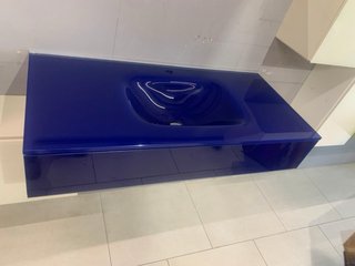 Lavandino Lago Blu Vetro