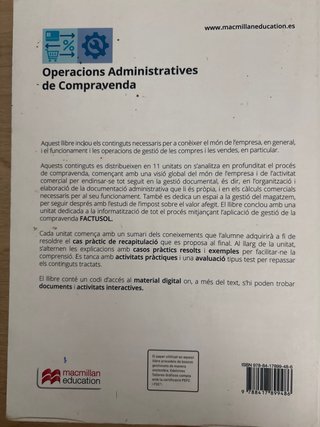 Operaciones Administrativas de compra-venta cat...