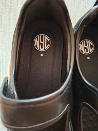 Zapatos NYC negros talla 38