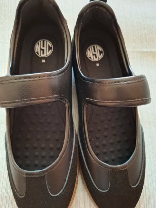 Zapatos NYC negros talla 38