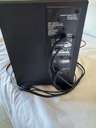 Altavoces Logitech con Subwoofer Negro