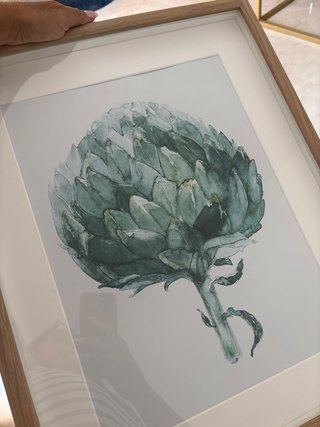 Pareja Cuadros IKEA Artichoke & Monstera