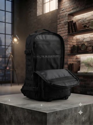 Mochila Táctica Militar 45L Negra
