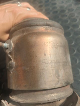 Catalizador del turbo Opel Vectra C 1.9 CDTI