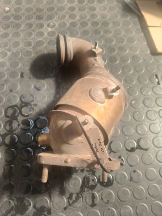 Catalizador del turbo Opel Vectra C 1.9 CDTI