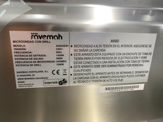 Horno Microondas Profesional 1 Magnetrón