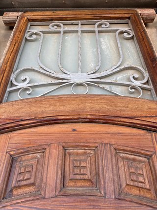 Puerta Madera Antigua Entrada