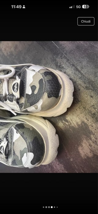 Buffalo Scarpe Sneakers Camouflage Tg 39