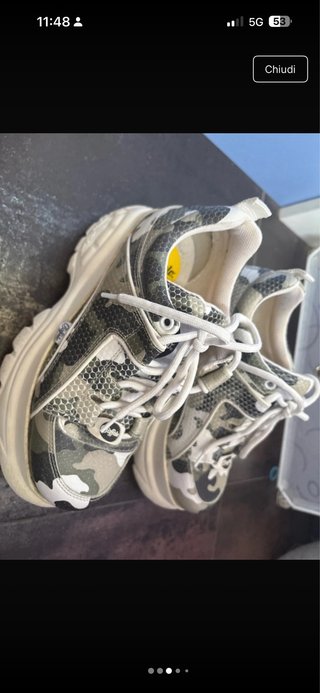 Buffalo Scarpe Sneakers Camouflage Tg 39