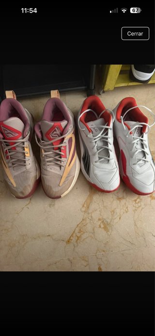 Zapatillas Nike y Puma