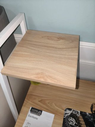 Escritorio madera y metal