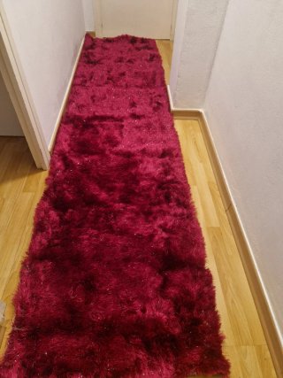 Alfombra de poliéster morados