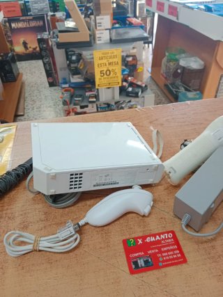 CONSOLA NINTENDO WII MANDO NUNCHUCK CABLES