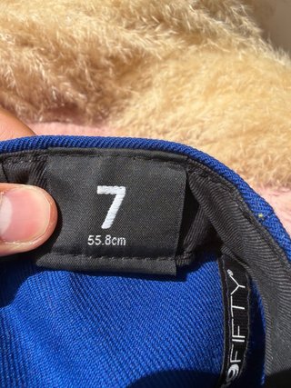 New Era Blu Taglia 7 Ottime Condizioni