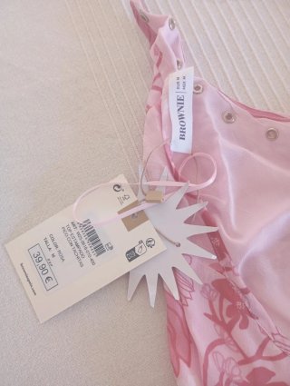 Blusa floral rosa mujer
