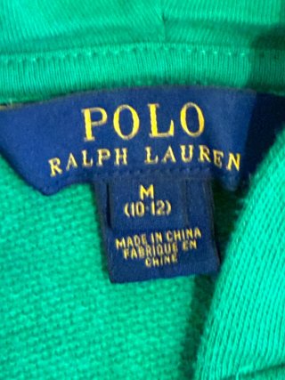 Sudadera Polo Ralph Lauren Verde Cremallera