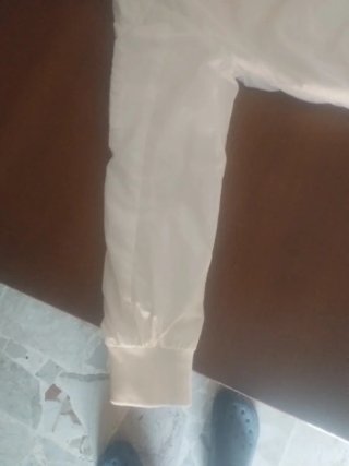 Giubbotto Moncler bianco tg 8 anni