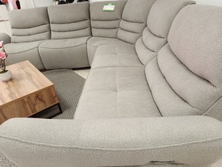 Sofá Rinconera Reclinable Eléctrico Gris