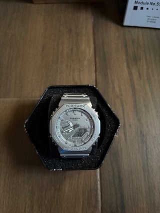 Reloj Casio G-Shock GA 2100 Metal Silver