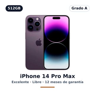 iPhone 14 Pro Max 512GB Viola · Grado A · Libero