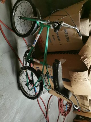 Bicicleta BH verde bicicross