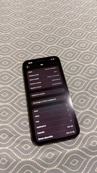 iPhone 14 Pro Max 256GB Grigio Siderale