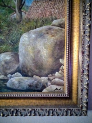 Cuadro de 101x85. Óleo original y firmado