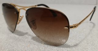 Gafas de sol Ray-Ban Aviator Marrón/Dorado
