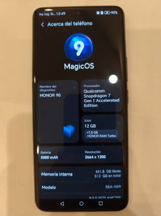Honor 90 en excelente estado