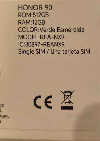 Honor 90 en excelente estado