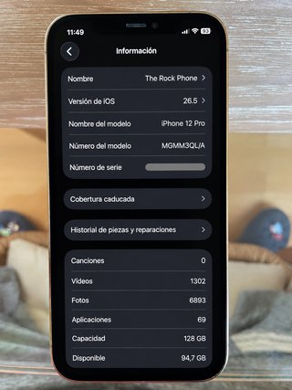 iPhone 12 Pro 128GB Oro/Argento - Auricolare difettoso