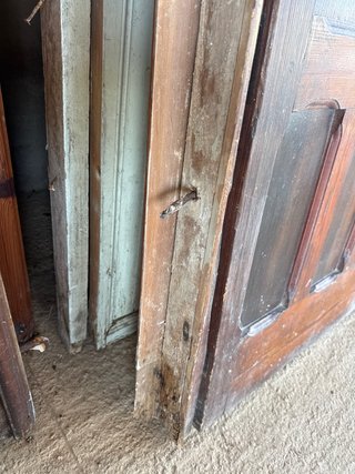 Puerta Madera Antigua Hoja Única
