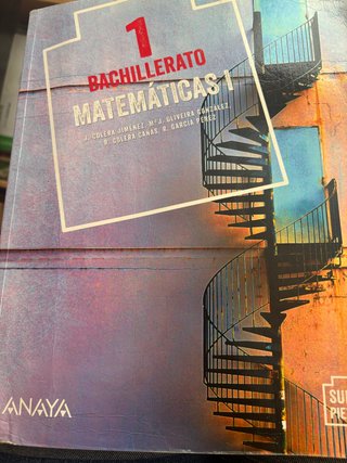Matemáticas I. 1 Bachillerato