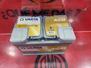 Batería de Coche Varta A7 / 70Ah - 12V - 760A.