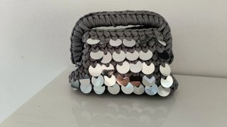 Borsetta uncinetto con paillettes